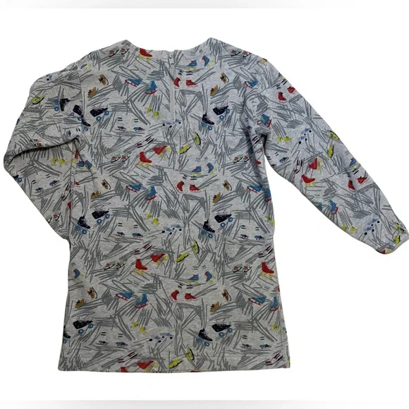 Stella McCartney girl’s sweatshirt fleece dress with skate print  Size 10 yrs - Picture 2 of 4